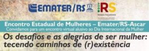 Encontro de Mulheres terá palestra virtual