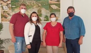 Prefeito Tomelero recebe vereadores do Cidadania